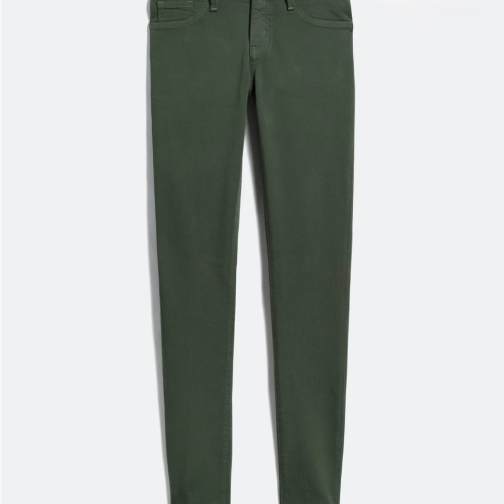 Just Black Women's Skinny Pants - Dark Green